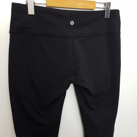 LULULEMON 10 Wunder Under Legging Pant Tight Black Size 10 (10-12) - Picture 12 of 14